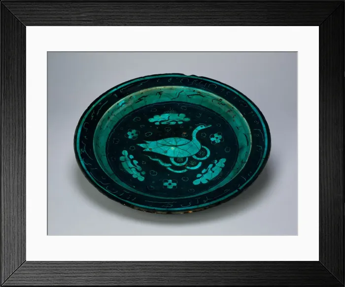 Framed Print : Bowl, Timurid dynasty (1370-1507), late 15th century. Creator: Unknown Framed Print : Bowl, Timurid dynasty (1370-1507), late 15th century. Creator: Unknown
