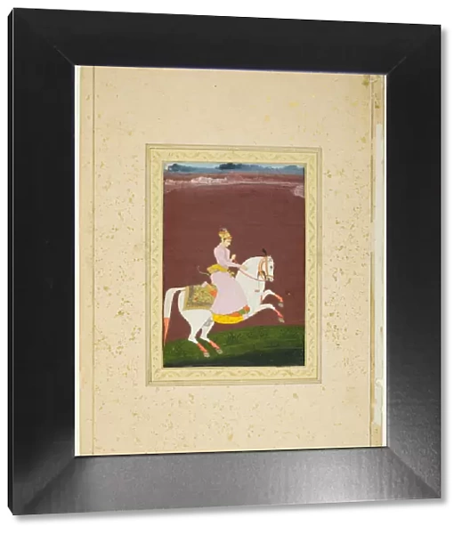 A Young Prince on Horseback, c. 1720  /  30. Creator: Unknown