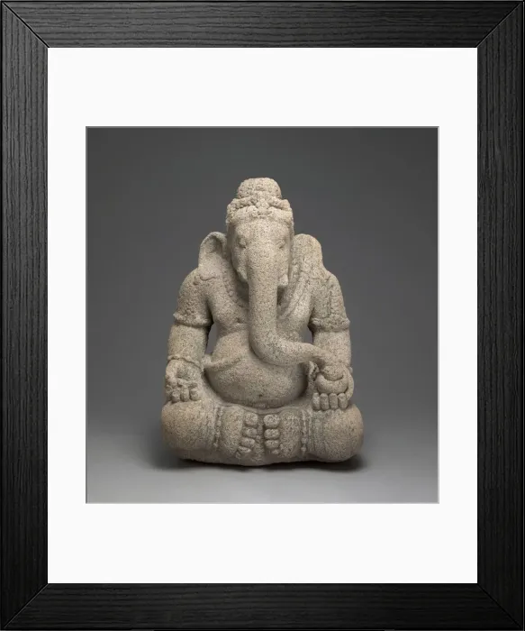 Framed Print : God Ganesha, Remover of Obstacles, 9th / 10th century. Creator: Unknown Framed Print : God Ganesha, Remover of Obstacles, 9th / 10th century. Creator: Unknown