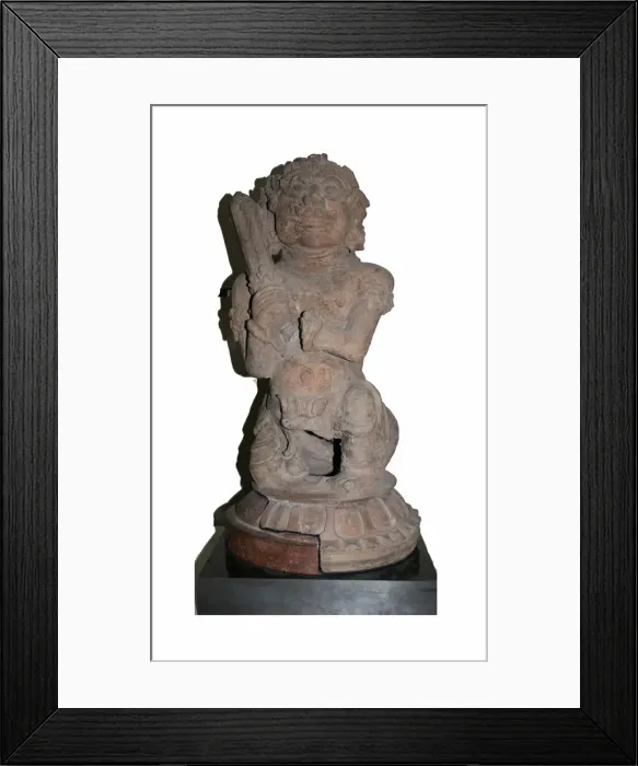 Framed Print : Guardian Figure (Dvarapala), 12th / 14th century. Creator: Unknown Framed Print : Guardian Figure (Dvarapala), 12th / 14th century. Creator: Unknown