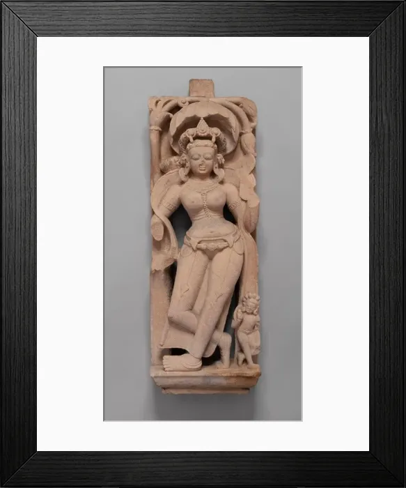Framed Print : Celestial Beauty (Apsara), 8th century. Creator: Unknown