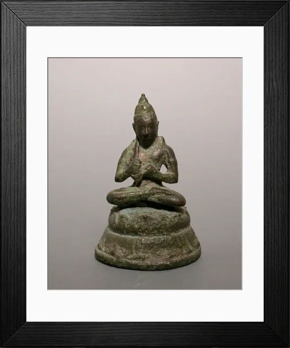 Framed Print : Bodhisattva Manjushri (?), 9th / 10th century. Creator: Unknown Framed Print : Bodhisattva Manjushri (?), 9th / 10th century. Creator: Unknown