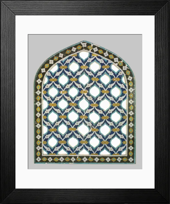 Framed Print : Window Grille, c. 15th century. Creator: Unknown Framed Print : Window Grille, c. 15th century. Creator: Unknown