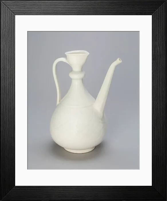 Framed Print : Long-Spouted Ewer with Incised Decoration, Safavid dynasty, late 17th / early 18th century Framed Print : Long-Spouted Ewer with Incised Decoration, Safavid dynasty, late 17th / early 18th century