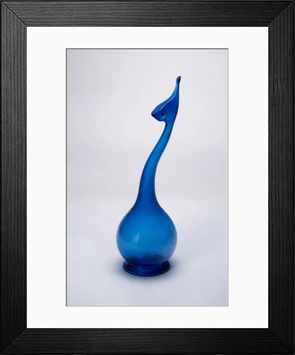 Framed Print : Swan-necked flask, Qajar dynasty (1796-1925), 19th century. Creator: Unknown Framed Print : Swan-necked flask, Qajar dynasty (1796-1925), 19th century. Creator: Unknown