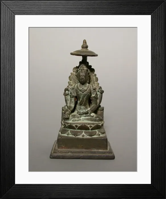 Framed Print : Four-Armed Bodhisattva, 9th / 10th century. Creator: Unknown Framed Print : Four-Armed Bodhisattva, 9th / 10th century. Creator: Unknown