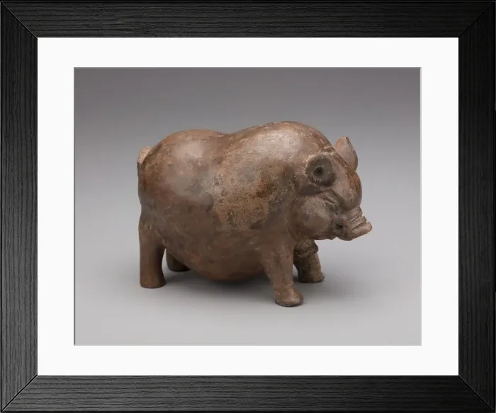 Framed Print : Piggy Bank, 14th / 15th century. Creator: Unknown Framed Print : Piggy Bank, 14th / 15th century. Creator: Unknown