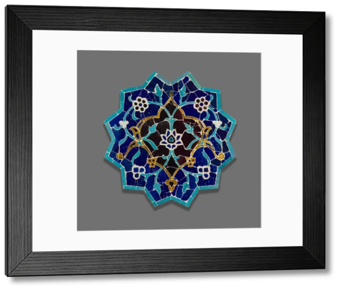Framed Print : Twelve-Point Star, late 15th century. Creator: Unknown Framed Print : Twelve-Point Star, late 15th century. Creator: Unknown