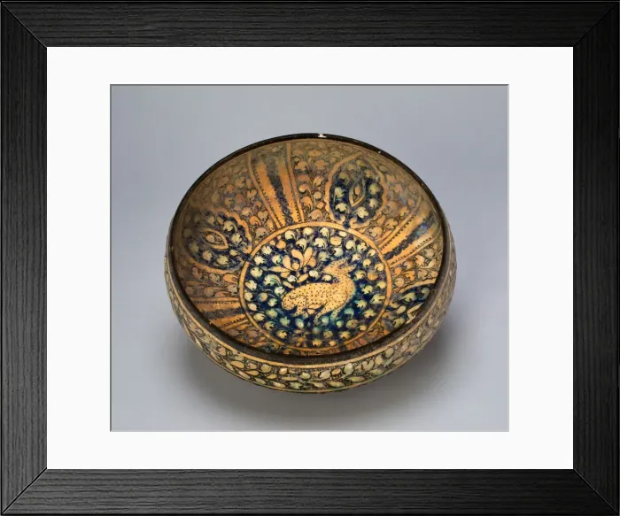 Framed Print : Bowl, Ilkhanid Dynasty (1256-1353), late 13th  /  early 14th century. Creator: Unknown