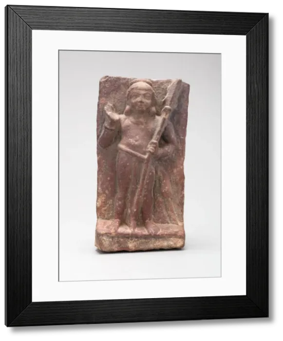 Framed Print : Karttikeya, God of War, Holding a Spear, 2nd century. Creator: Unknown Framed Print : Karttikeya, God of War, Holding a Spear, 2nd century. Creator: Unknown