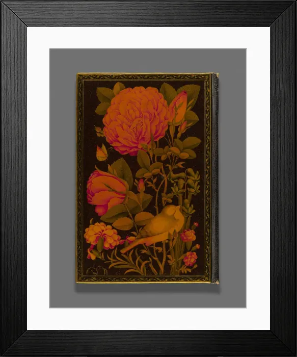 Framed Print : Book with lacquer covers, 18th or 19th century. Creator: Unknown Framed Print : Book with lacquer covers, 18th or 19th century. Creator: Unknown