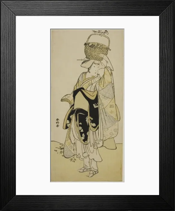 Framed Print : The Actor Ichikawa Yaozo III as Shiragiku in the Dance Sequence Shinobu Uri Framed Print : The Actor Ichikawa Yaozo III as Shiragiku in the Dance Sequence Shinobu Uri