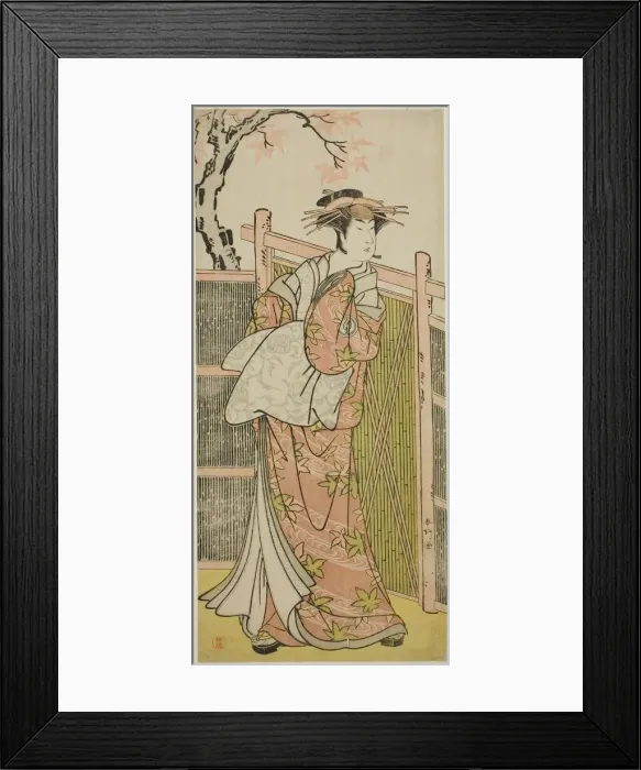 Framed Print : The Actor Sawamura Sojuro III as the Spirit of the Courtesan Takao in the Play Takao Framed Print : The Actor Sawamura Sojuro III as the Spirit of the Courtesan Takao in the Play Takao