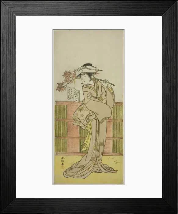 Framed Print : The Actor Iwai Hanshiro IV as Umegae Disguised as the Female Fortune-teller Omatsu... c Framed Print : The Actor Iwai Hanshiro IV as Umegae Disguised as the Female Fortune-teller Omatsu... c