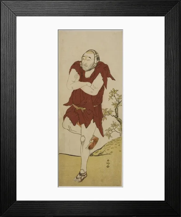 Framed Print : The Actor Onoe Matsusuke I as a Mendicant Monk (Gannin Bozu) in the Play Keisei Ide... c Framed Print : The Actor Onoe Matsusuke I as a Mendicant Monk (Gannin Bozu) in the Play Keisei Ide... c