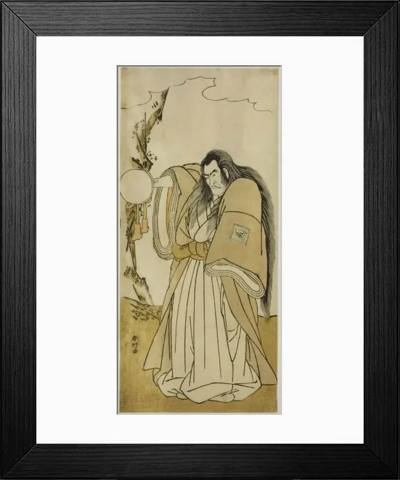 Framed Print : The Actor Ichikawa Danzo IV as Shutokuin in the Play Tokimekuya O-Edo no Hatsuyuki... c. 1780. Creator: Katsukawa Shunko Framed Print : The Actor Ichikawa Danzo IV as Shutokuin in the Play Tokimekuya O-Edo no Hatsuyuki... c. 1780. Creator: Katsukawa Shunko