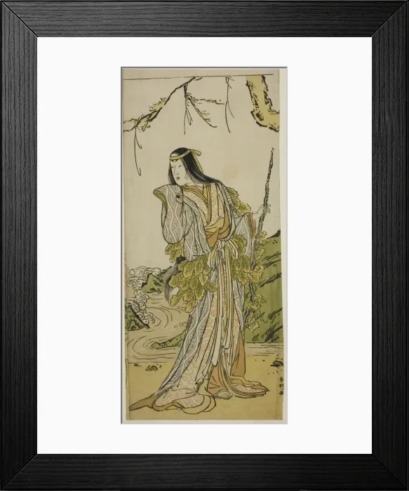 Framed Print : The Actor Segawa Kikunojo III as Yamauba in the Play Otokoyama Furisode Genji... c. 1785 Framed Print : The Actor Segawa Kikunojo III as Yamauba in the Play Otokoyama Furisode Genji... c. 1785