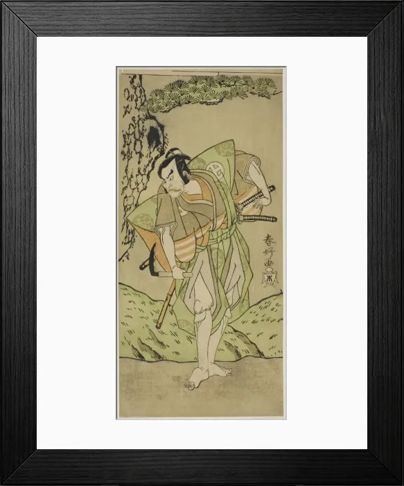 Framed Print : The Actor Otani Hiroemon III as Osada no Zenjo Kagemune in the Play Izu-goyomi Shibai Framed Print : The Actor Otani Hiroemon III as Osada no Zenjo Kagemune in the Play Izu-goyomi Shibai