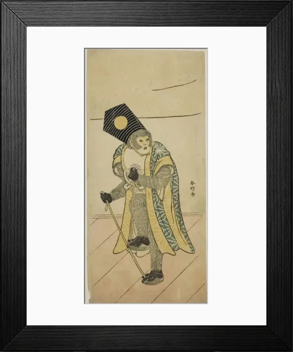 Framed Print : The Actor Ichimura Uzaemon IX as a Monkey in the Play Mitsu Ningyo Yayoi no Hinagata Framed Print : The Actor Ichimura Uzaemon IX as a Monkey in the Play Mitsu Ningyo Yayoi no Hinagata