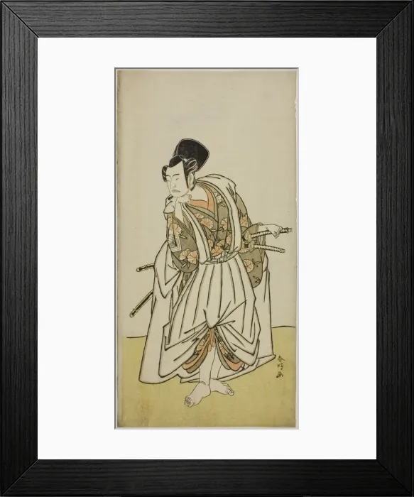 Framed Print : The Actor Ichikawa Yaozo II as Sakura-maru in the Play Sugawara Denju Tenarai Kagami... c Framed Print : The Actor Ichikawa Yaozo II as Sakura-maru in the Play Sugawara Denju Tenarai Kagami... c