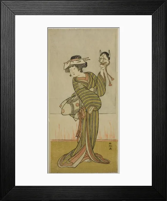 Framed Print : The Actor Yamashita Kinsaku II in an Unidentified Role, c. 1776. Creator: Katsukawa Shunko Framed Print : The Actor Yamashita Kinsaku II in an Unidentified Role, c. 1776. Creator: Katsukawa Shunko