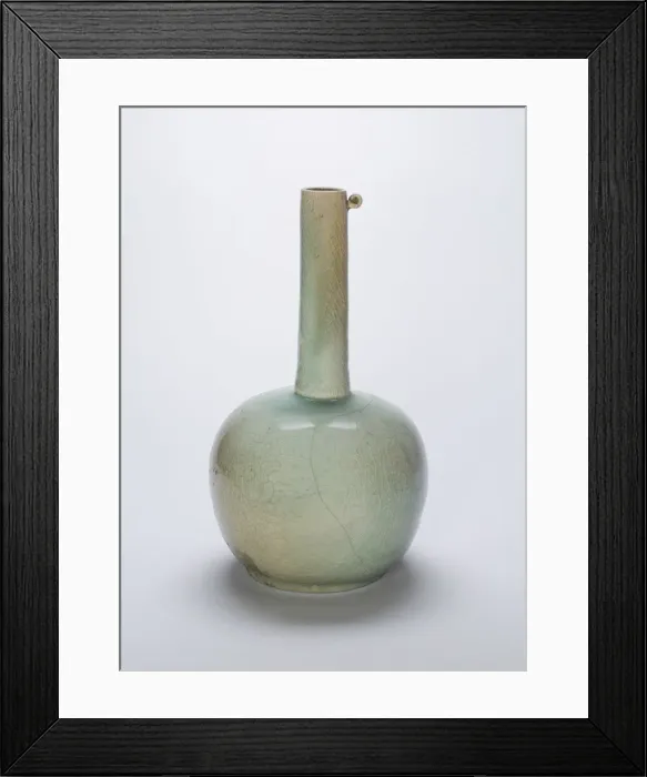 Framed Print : Bottle, Korea, Goryeo dynasty (918-1392), mid-12th century. Creator: Unknown Framed Print : Bottle, Korea, Goryeo dynasty (918-1392), mid-12th century. Creator: Unknown
