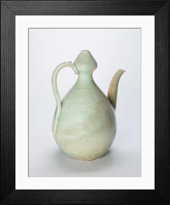 Framed Print : Gourd-Shaped Ewer with Lotus Flowers, Korea, Goryeo dynasty, late 12th / early 13th century Framed Print : Gourd-Shaped Ewer with Lotus Flowers, Korea, Goryeo dynasty, late 12th / early 13th century