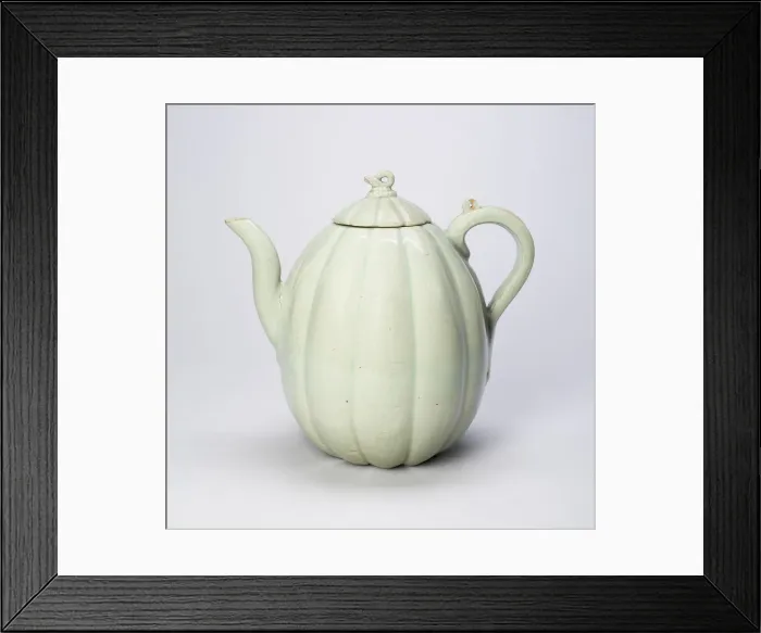 Framed Print : Melon-Shaped Ewer with Stylized Flowers, Korea, Goryeo dynasty (918-1392), 12th century Framed Print : Melon-Shaped Ewer with Stylized Flowers, Korea, Goryeo dynasty (918-1392), 12th century