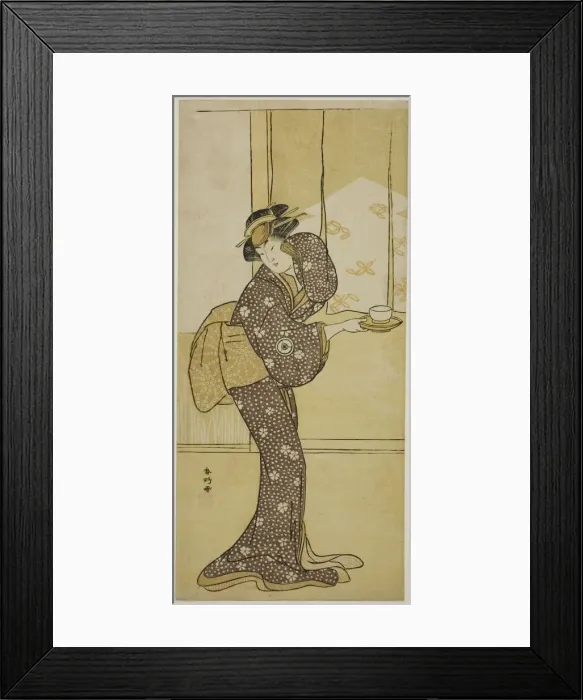 Framed Print : The Actor Iwai Hanshiro IV in an Unidentified Role, c. 1784. Creator: Katsukawa Shunko Framed Print : The Actor Iwai Hanshiro IV in an Unidentified Role, c. 1784. Creator: Katsukawa Shunko