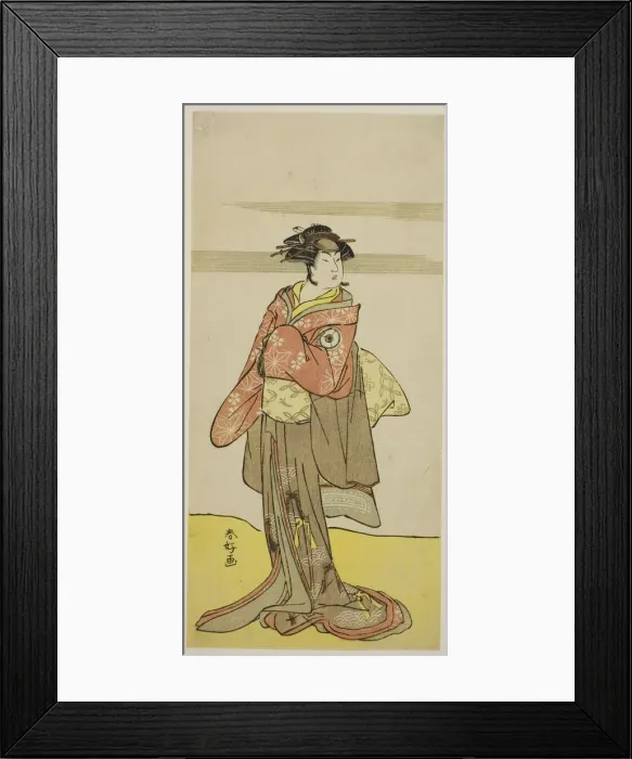 Framed Print : The Actor Iwai Hanshiro IV as Hitomaru Disguised as the Geisha Oshun in the Play Edo Framed Print : The Actor Iwai Hanshiro IV as Hitomaru Disguised as the Geisha Oshun in the Play Edo