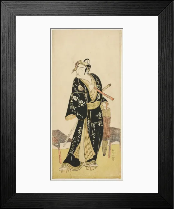 Framed Print : The Actor Ichikawa Danjuro V as Sukeroku in the Joruri Sukeroku Kuruwa no Natori... c. 1782. Creator: Katsukawa Shunko. The Actor Ichikawa Danjuro V as Sukeroku in the Joruri Sukeroku Kuruwa no Natori... c. 1782. Creator: Katsukawa Shunko Framed Print : The Actor Ichikawa Danjuro V as Sukeroku in the Joruri Sukeroku Kuruwa no Natori... c. 1782. Creator: Katsukawa Shunko. The Actor Ichikawa Danjuro V as Sukeroku in the Joruri Sukeroku Kuruwa no Natori... c. 1782. Creator: Katsukawa Shunko
