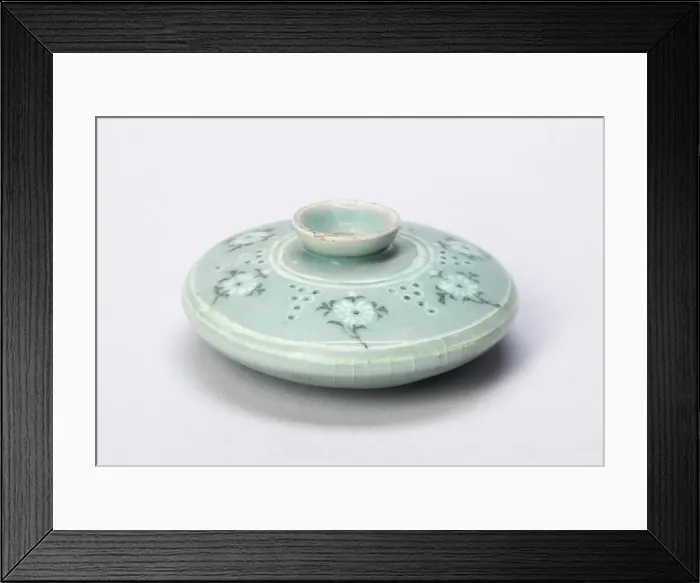 Framed Print : Oil Bottle with Chrysanthemum Sprays, Korea, Goryeo dynasty (918-1392), 13th century Framed Print : Oil Bottle with Chrysanthemum Sprays, Korea, Goryeo dynasty (918-1392), 13th century