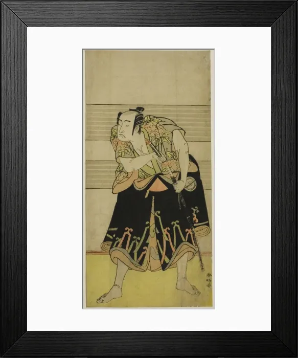 Framed Print : The Actor Sawamura Sojuro III in an Unidentified Role, c. 1781. Creator: Katsukawa Shunko Framed Print : The Actor Sawamura Sojuro III in an Unidentified Role, c. 1781. Creator: Katsukawa Shunko