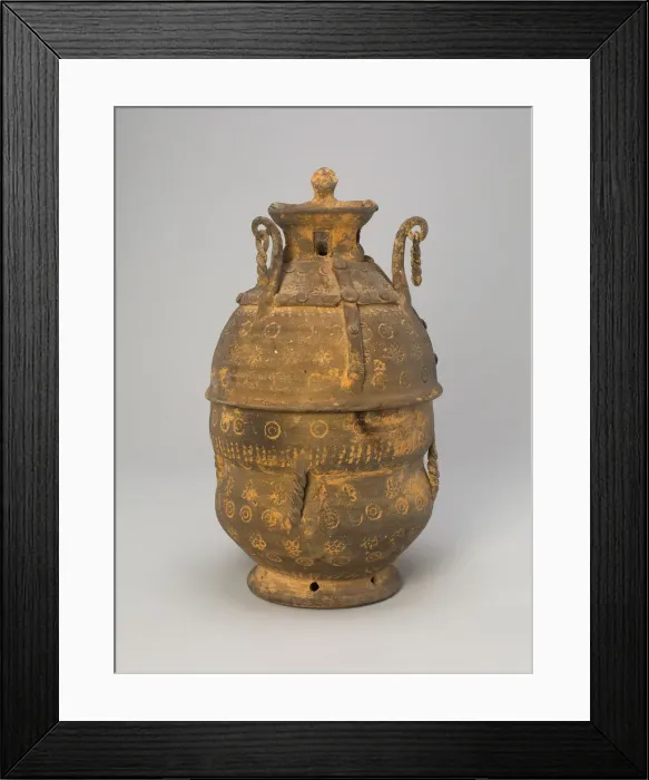 Framed Print : Reliquary Jar, Korea, Three Kingdoms period (57 B. C. -A. D. 668), early 7th century Framed Print : Reliquary Jar, Korea, Three Kingdoms period (57 B. C. -A. D. 668), early 7th century