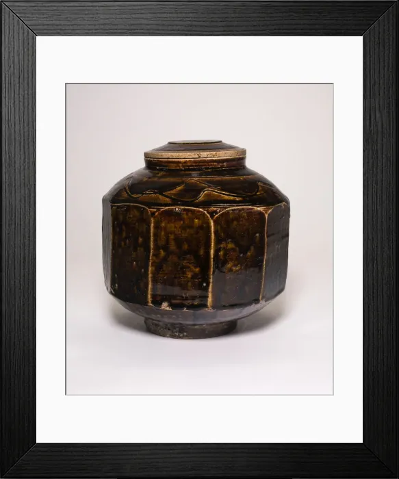 Framed Print : Faceted and Covered Jar, Korea, Joseon dynasty (1392-1910), 19th century Framed Print : Faceted and Covered Jar, Korea, Joseon dynasty (1392-1910), 19th century