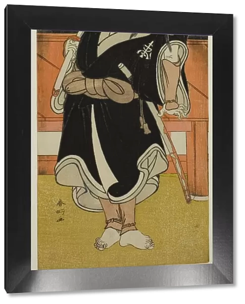 The Actor Nakamura Nakazo I as Aso no Matsuwaka (?) in the Play Iro Moyo Aoyagi... c. 1775