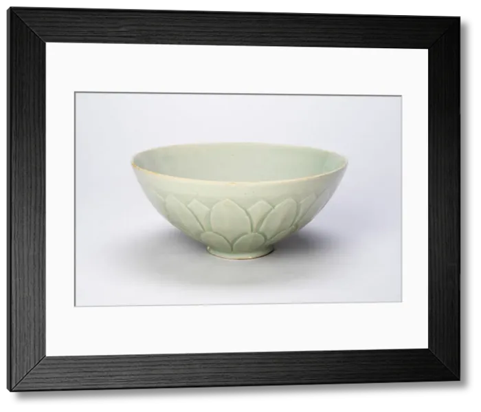 Framed Print : Bowl with Layered Lotus Petals, South Korea, Goryeo dynasty (918-1392), 12th century Framed Print : Bowl with Layered Lotus Petals, South Korea, Goryeo dynasty (918-1392), 12th century