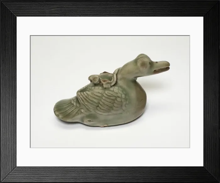 Framed Print : Bird-Shaped Water Dropper, Korea, Goryeo dynasty (918-1392), mid-12th century