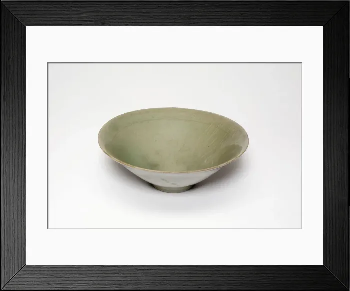 Framed Print : Conical Bowl, Korea, Goryeo dynasty (918-1392). Creator: Unknown Framed Print : Conical Bowl, Korea, Goryeo dynasty (918-1392). Creator: Unknown