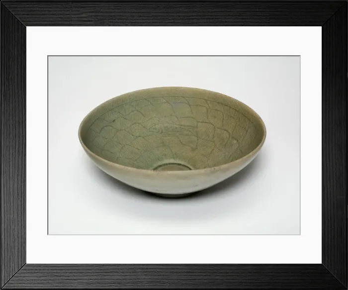 Framed Print : Bowl with Fish, Korea, Goryeo dynasty (918-1392), early 12th century. Creator: Unknown Framed Print : Bowl with Fish, Korea, Goryeo dynasty (918-1392), early 12th century. Creator: Unknown