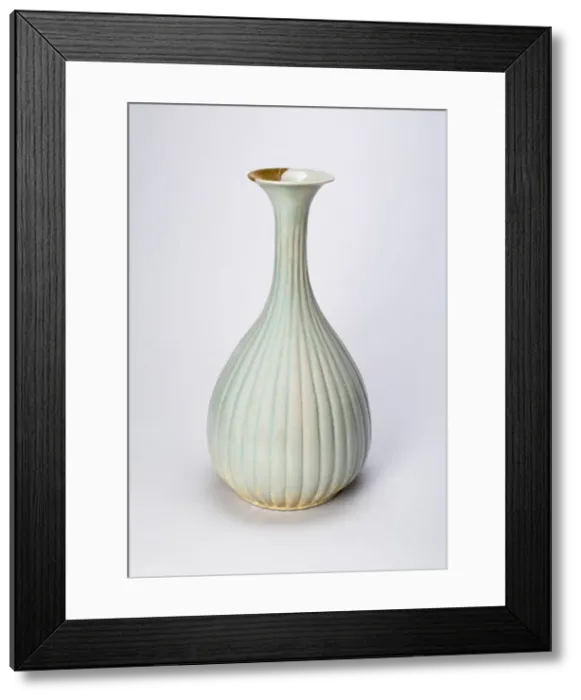 Framed Print : Bottle with Bamboo Fluting, Korea, Goryeo dynasty (918-1392), 13th century Framed Print : Bottle with Bamboo Fluting, Korea, Goryeo dynasty (918-1392), 13th century