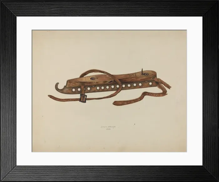 Framed Print : Ice Skate, 1939. Creator: Erwin Stenzel Framed Print : Ice Skate, 1939. Creator: Erwin Stenzel