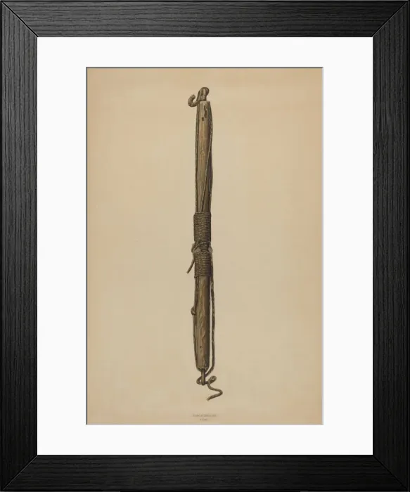 Framed Print : Spreader for Schooner Rigging, 1939. Creator: Erwin Stenzel Framed Print : Spreader for Schooner Rigging, 1939. Creator: Erwin Stenzel