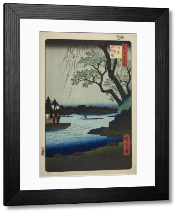 Framed Print : Oumayagashi, from the series One Hundred Famous Views of Edo (Meisho Edo hyakkei), 1857. Creator: Ando Hiroshige. Oumayagashi, from the series One Hundred Famous Views of Edo (Meisho Edo hyakkei), 1857. Creator: Ando Hiroshige Framed Print : Oumayagashi, from the series One Hundred Famous Views of Edo (Meisho Edo hyakkei), 1857. Creator: Ando Hiroshige. Oumayagashi, from the series One Hundred Famous Views of Edo (Meisho Edo hyakkei), 1857. Creator: Ando Hiroshige