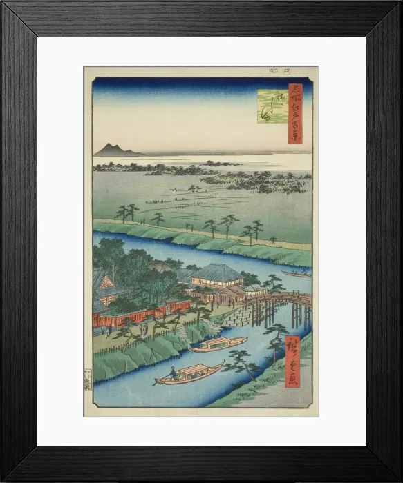 Framed Print : Yanagishima, from the series One Hundred Famous Views of Edo (Meisho Edo hyakkei), 1857. Creator: Ando Hiroshige. Yanagishima, from the series One Hundred Famous Views of Edo (Meisho Edo hyakkei), 1857. Creator: Ando Hiroshige Framed Print : Yanagishima, from the series One Hundred Famous Views of Edo (Meisho Edo hyakkei), 1857. Creator: Ando Hiroshige. Yanagishima, from the series One Hundred Famous Views of Edo (Meisho Edo hyakkei), 1857. Creator: Ando Hiroshige
