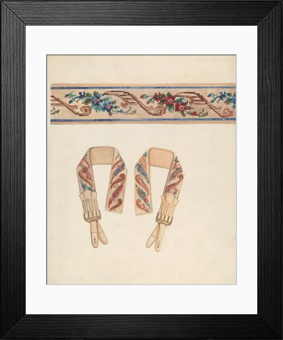 Framed Print : Suspenders, c. 1935. Creator: Ella Josephine Sterling Framed Print : Suspenders, c. 1935. Creator: Ella Josephine Sterling