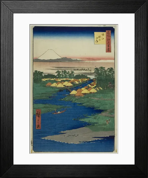 Framed Print : Horie and Nekozane, from the series One Hundred Famous Views of Edo (Meisho Edo hyakkei), 1856. Creator: Ando Hiroshige. Horie and Nekozane, from the series One Hundred Famous Views of Edo (Meisho Edo hyakkei), 1856 Framed Print : Horie and Nekozane, from the series One Hundred Famous Views of Edo (Meisho Edo hyakkei), 1856. Creator: Ando Hiroshige. Horie and Nekozane, from the series One Hundred Famous Views of Edo (Meisho Edo hyakkei), 1856