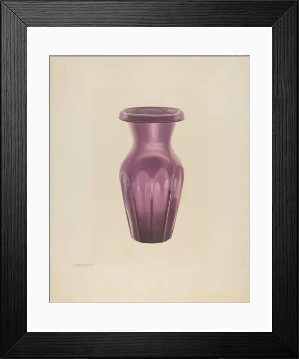 Framed Print : Vase, 1935 / 1942. Creator: Isidore Steinberg Framed Print : Vase, 1935 / 1942. Creator: Isidore Steinberg