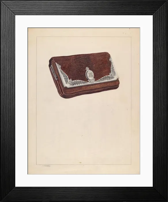 Framed Print : Purse, 1935 / 1942. Creator: Isidore Steinberg Framed Print : Purse, 1935 / 1942. Creator: Isidore Steinberg