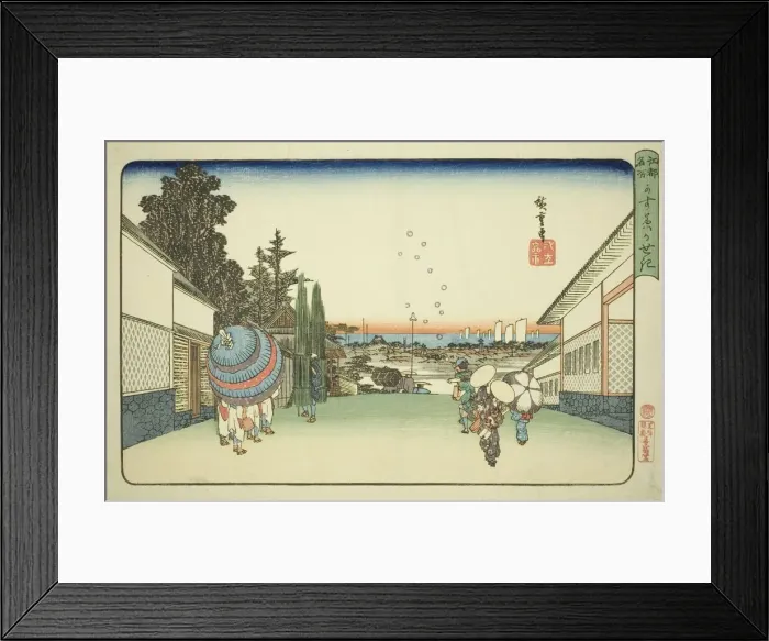 Framed Print : Kasumigaseki, from the series Famous Places in Edo (Koto meisho), c. 1832 / 34. Creator: Ando Hiroshige. Kasumigaseki, from the series Famous Places in Edo (Koto meisho), c. 1832 / 34. Creator: Ando Hiroshige Framed Print : Kasumigaseki, from the series Famous Places in Edo (Koto meisho), c. 1832 / 34. Creator: Ando Hiroshige. Kasumigaseki, from the series Famous Places in Edo (Koto meisho), c. 1832 / 34. Creator: Ando Hiroshige